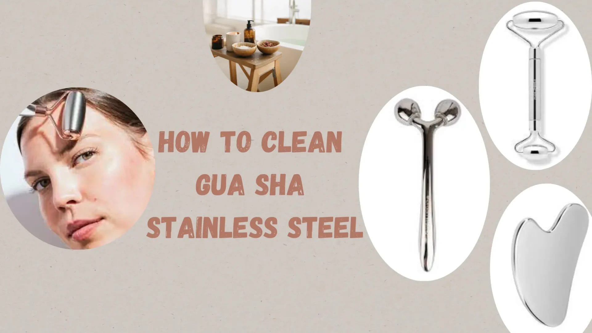 how to clean gua sha stainless steel