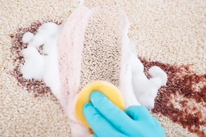 Carpet Cleaning with Hydrogen Peroxide and Baking Soda