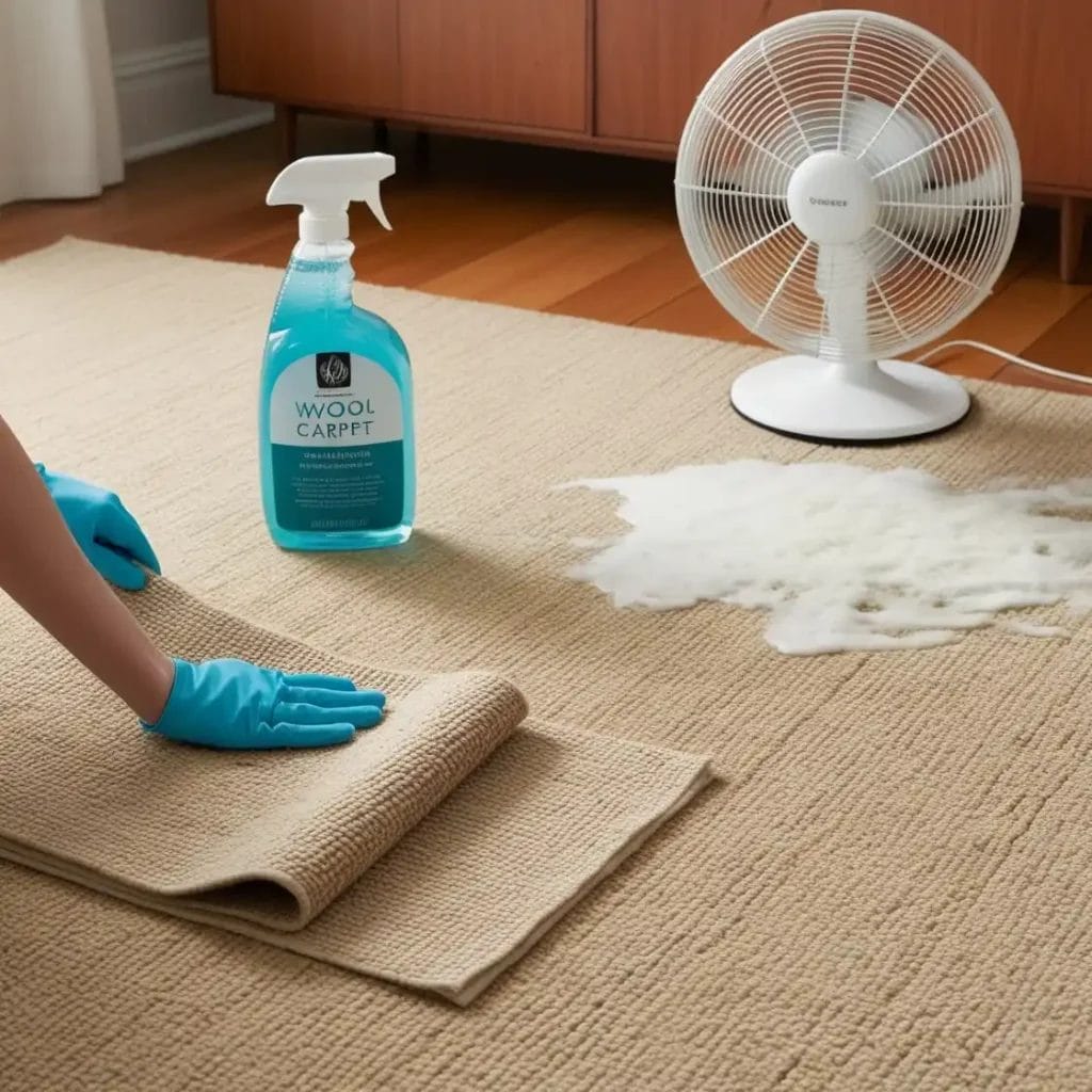 How to remove stains from Wool carpet