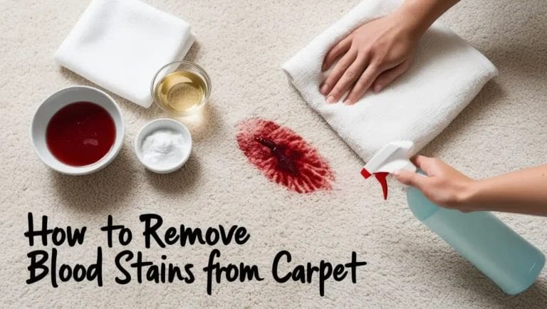 how do you get blood stains out of carpet