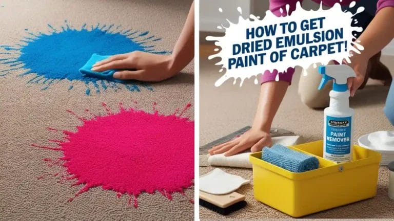 How to Get Dried Emulsion Paint Out of Carpet