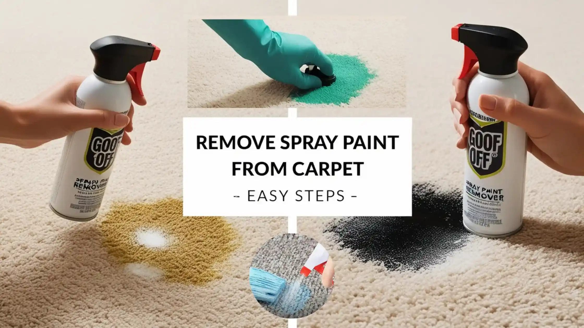 How to Get Spray Paint Out of Carpet