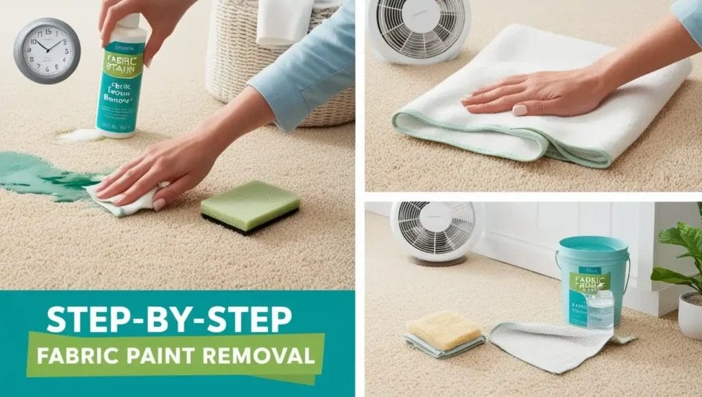 cleaning fabric Paint from carpet